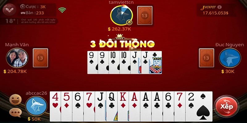 Hướng dẫn chơi tiến lên online 33Win